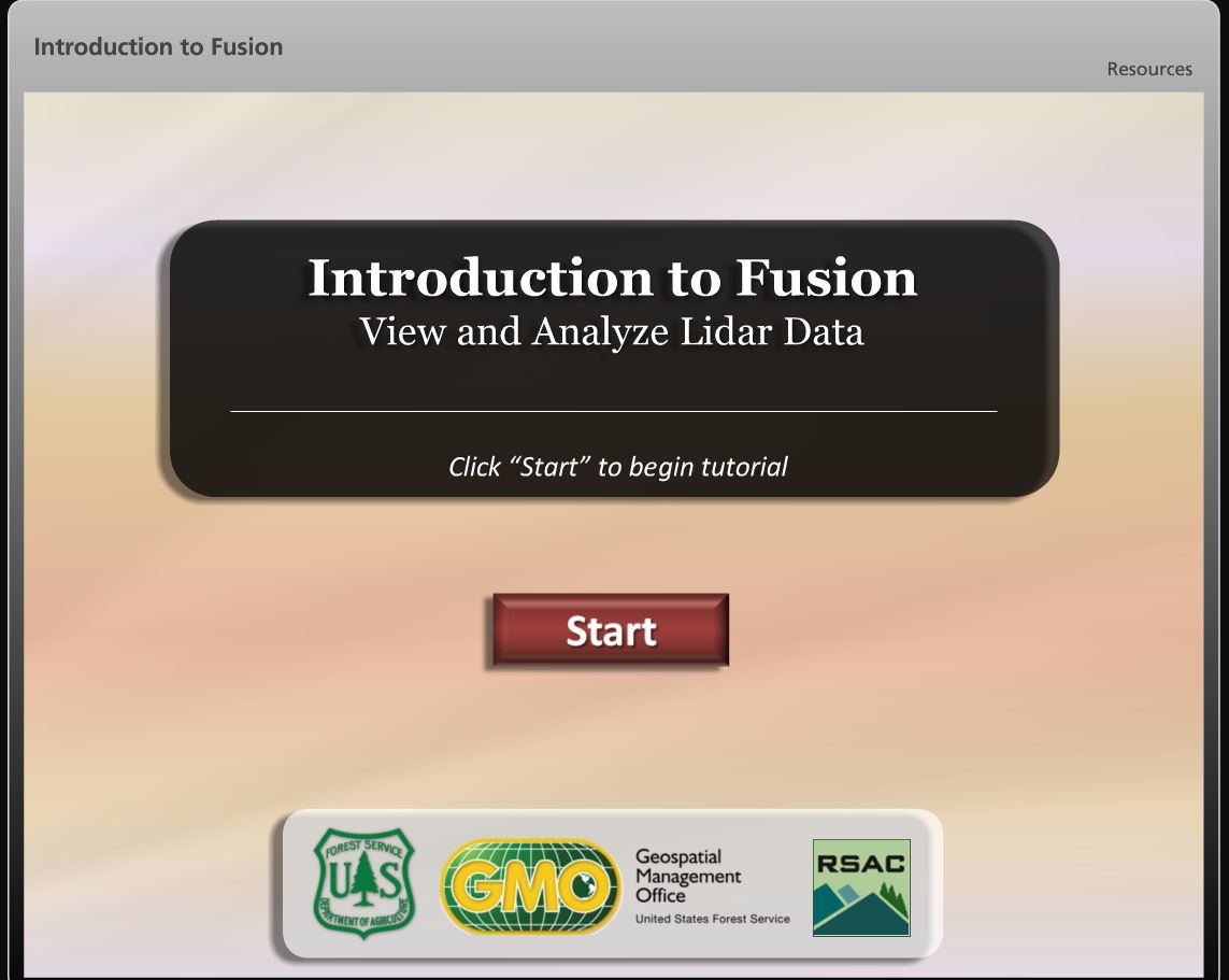 A screenshot of the tool, FUSION, being used.