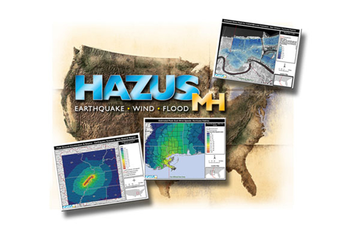 A screenshot of the tool, Hazards U.S. Multi-Hazard, being used.