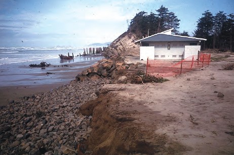 Campground at Netarts Spit in Cape Lookout State Park (before).