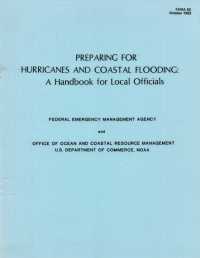 [graphic of cover of report-Preparing for Hurricanes and Coastal Flooding: A Handbook for Local Officials]