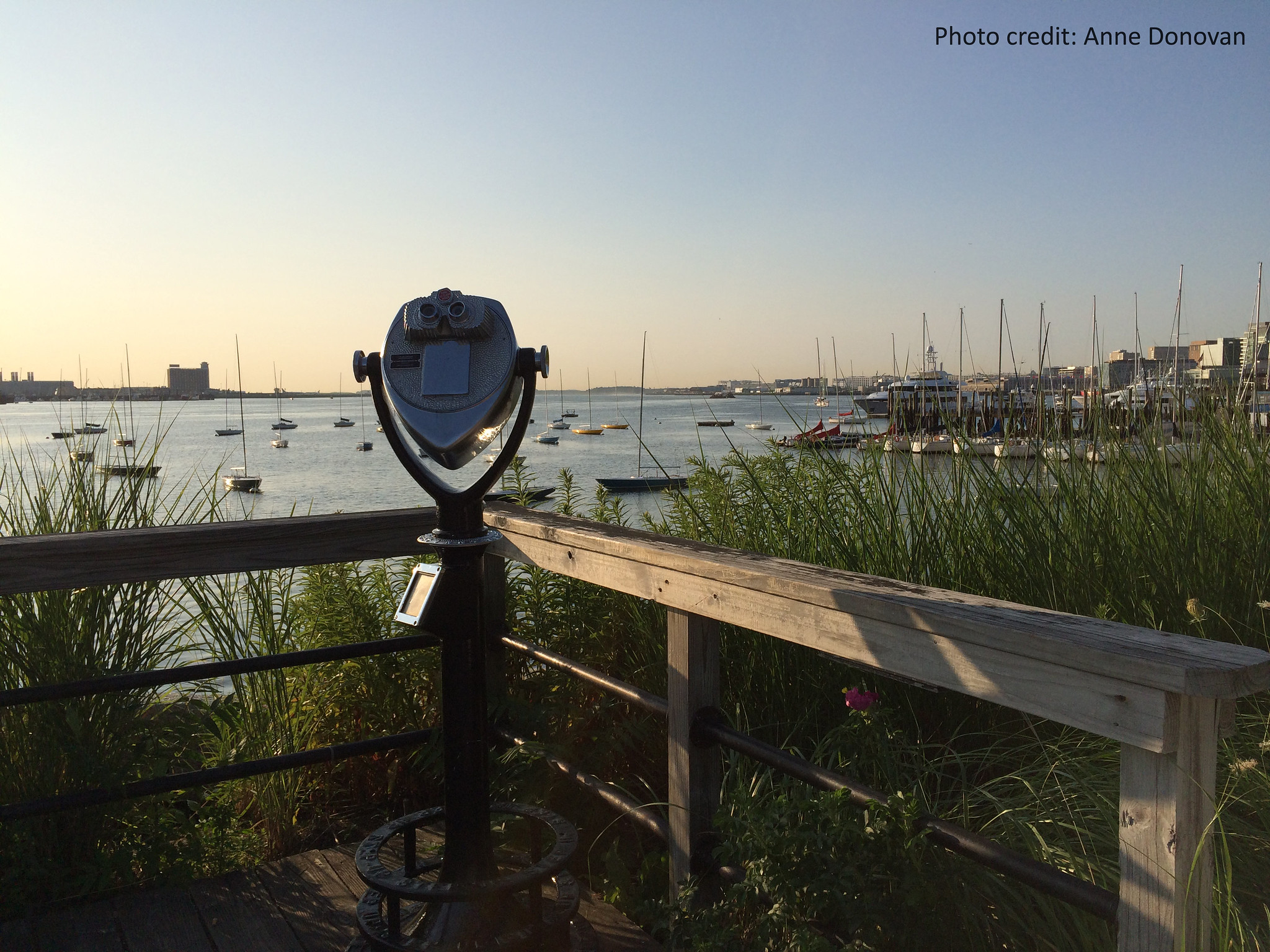 Boston Harbor viewing deck