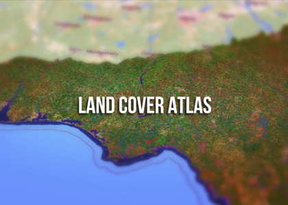 Screenshot of Land Cover Atlas Webinar